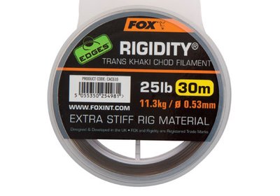 Fox Edges Rigidity - Trans Khaki 25lb/0.53mm CAC610 фото