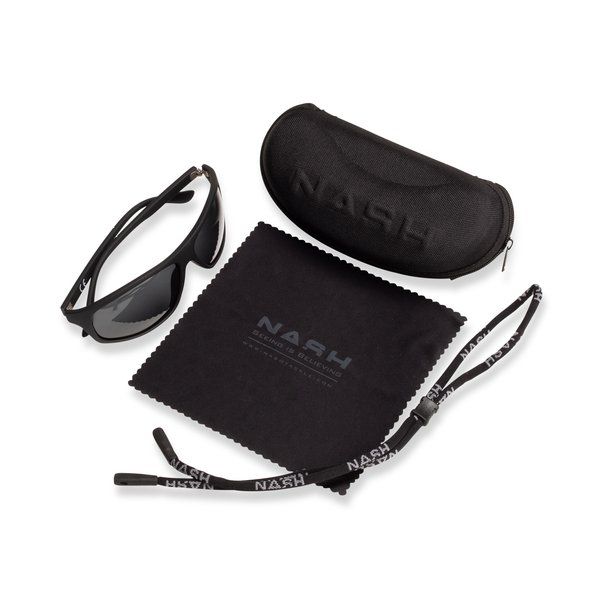 Солнцезащитные очки Nash Black Wraps with Grey Lenses C3012 фото
