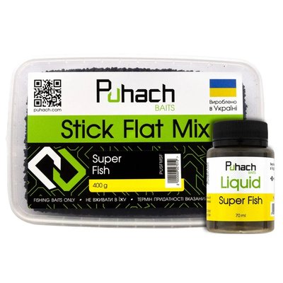 Набір Puhach Baits Stick Flat Mix + Liquid 70 ml – Super Fish PUN006 фото