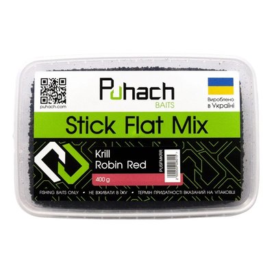 Puhach Baits Stick Flat Mix – Krill Robin Red PUSFMKRR фото