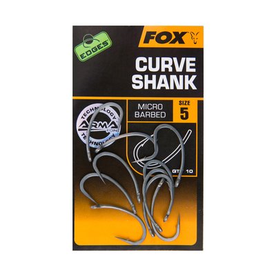 Крючки тефлоновые Fox Edges Armapoint Curve shank short size CHK190 фото