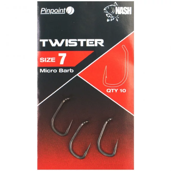 Nash Pinpoint Twister 5.Hooks size 1 T6107 фото
