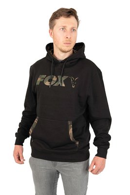 Пуловер FOX LW BLACK/CAMO PRINT PULLOVER HOODY CFX128 фото