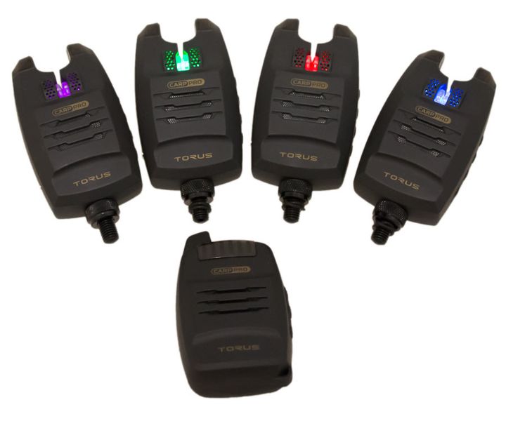 Набір електронних сигналізаторів клювання Carp Pro Torus 4+1 6408-004 фото