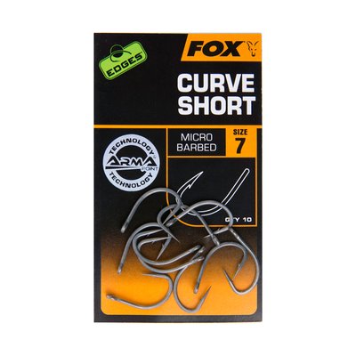 Крючки карповые Fox Edges Armapoint Curve shank short size 2 CHK206 фото