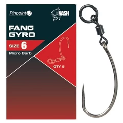Nash Pinpoint Fang Gyro Hooks size 4 T6190 фото
