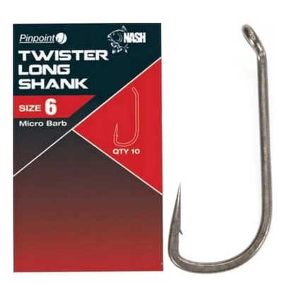 Nash Twister Long Shank Size 1 T6115 фото