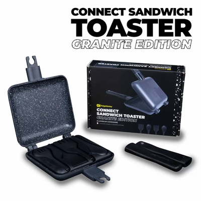 Тостер зі столовим набором Ridge Monkey Connect Sandwich Toaster Granite Edition RM776 фото