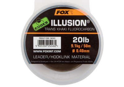Fox Edges Illusion - Trans Khaki 0.40mm CAC603 фото