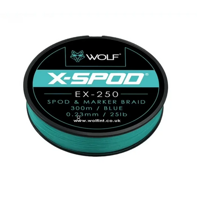 Wolf X-SPOD EX-250 Spod & Marker Braid Blue 25lb/300m WXS001 фото