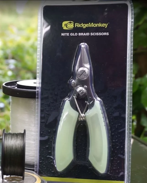 Ножницы кусачки Ridge Monkey Night Glow Braid Scissors RM103 фото