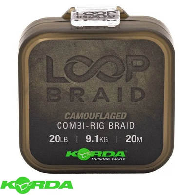 Поводочный материал Korda Loop Braid 20lb 9,1kg 20m KLB20 фото