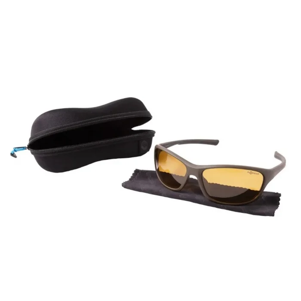 Солнцезащитные очки Korda Sunglasses Wraps Matt Green Frame / Yellow Lens MK2 K4D08 фото