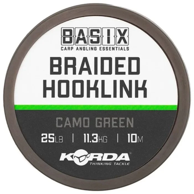 KORDA Basix Braided Hooklink 18lb/8,15kg KBX012 фото