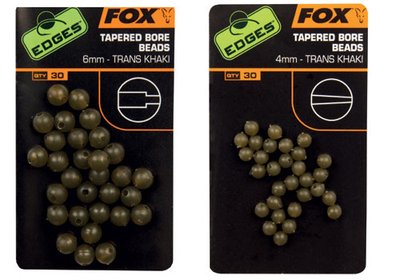 Шарик резиновый буферный Fox Edges Tapered Bore Beads 4mm CAC557 фото