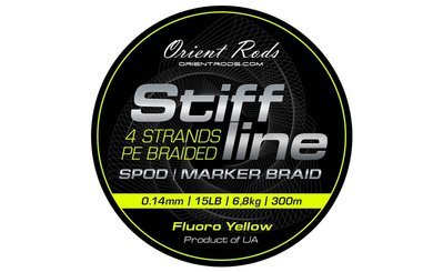 Шнур Orient Rods Stiff Line SPOD/MARKER BRAID 0,14mm / 15lb / 300m SMB фото