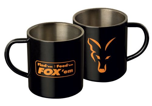 Кухоль Fox Stainless Black XL 400ml Mug FFF CLU254 фото