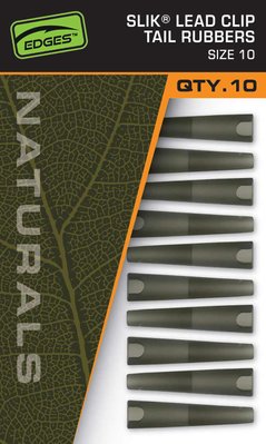 Пыльник для безопасной клипсы Fox Egdes Naturals Slik Lead Clip Tail Rubber Size 10 CAC832 фото