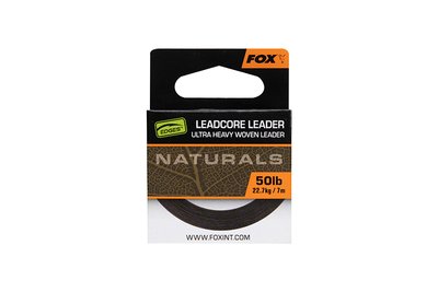 Fox Naturals Leadcore 25m 50lb /22.7kg CAC822 фото