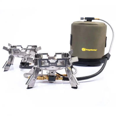 Примус газовый - набор Ridge Monkey Quad Connect Stove Pro Mini Full Kit RM188 фото