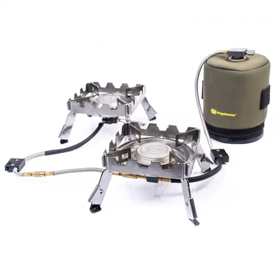 Примус газовий - Ridge Monkey Quad Connect Stove Pro Full Kit RM186 фото