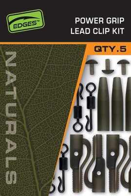 Безопасная клипса усиленная Fox Edges Naturals Power Grip Lead clip kit x 5 CAC843 фото
